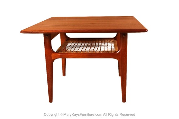 Mid Century Modern Trioh Danish Teak End Table - Etsy