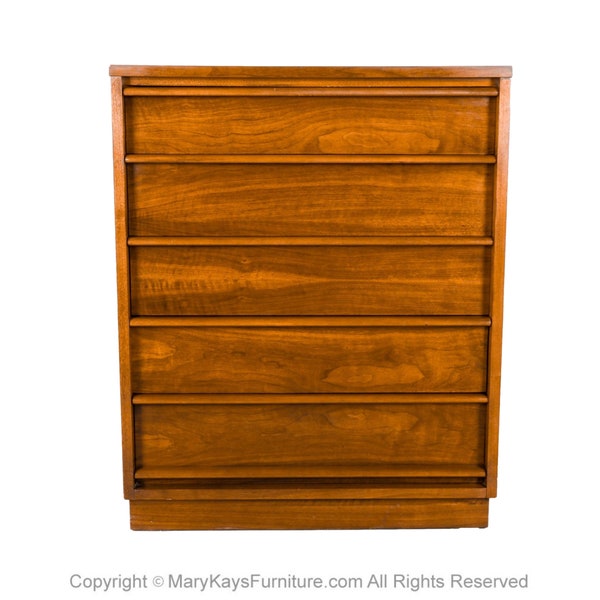 Lane Rhythm Mid Century Tallboy Dresser