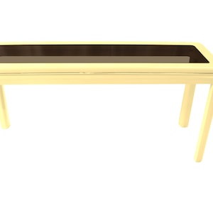 Mid Century Modern Lacquered Console Table Lane Furniture image 1