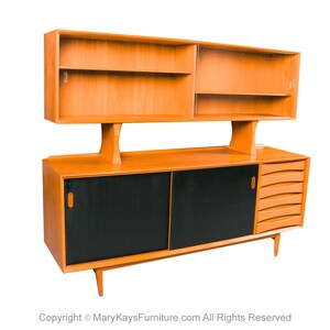 Arne Vodder Credenza Reversible Door Sideboard Hutch For Sibast Mobler image 10