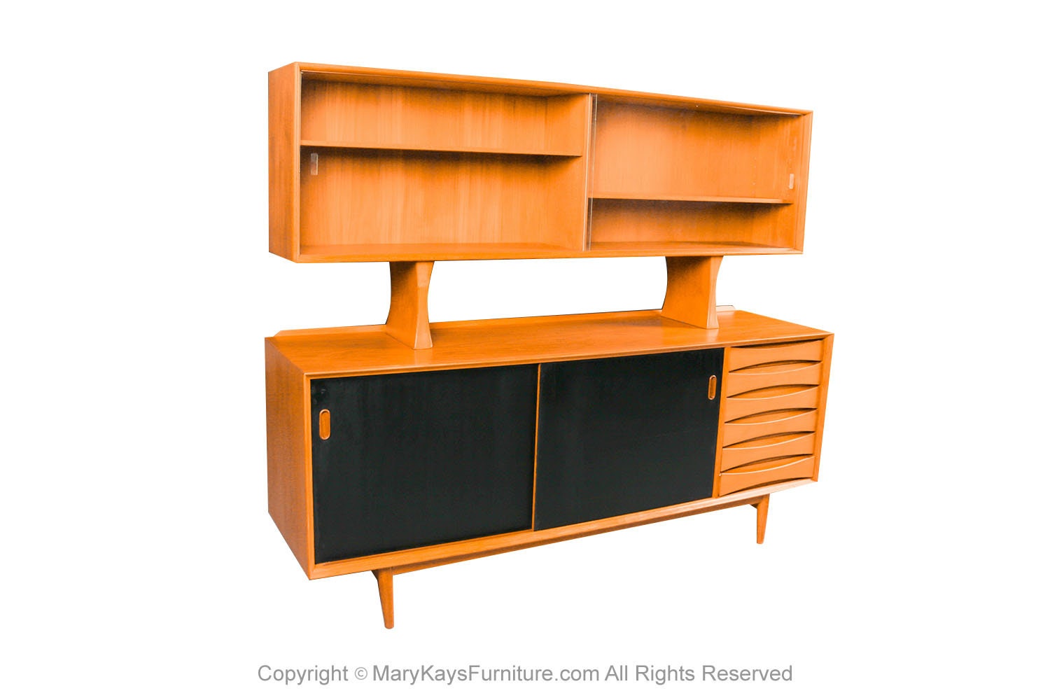 Arne Vodder Credenza Reversible Door Sideboard Hutch for Sibast