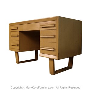 Mid Century Modern Double Pedestal Desk image 3