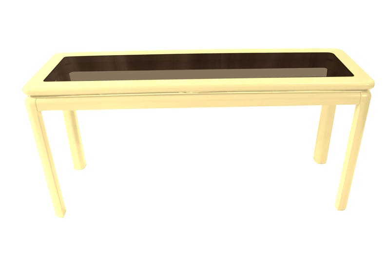 Mid Century Modern Lacquered Console Table Lane Furniture image 6