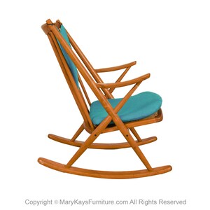 Teak Rocking Chair by Frank Reenskaug image 2