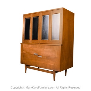 Mid Century American of Martinsville Highboy Dresser image 8