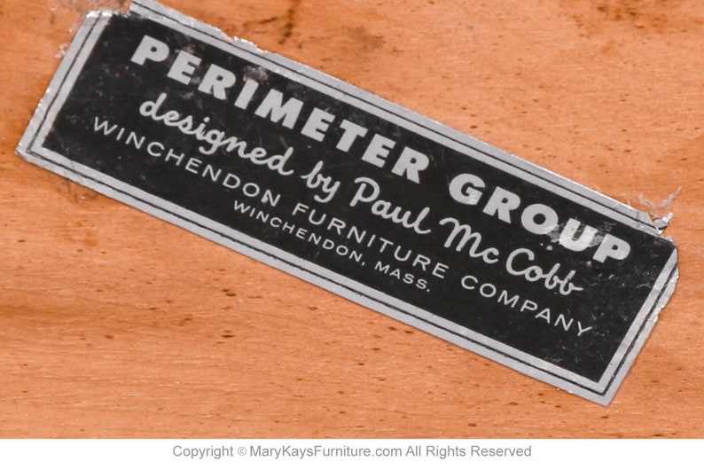 Paul McCobb Perimeter Group Walnut Leather Side Table image 9