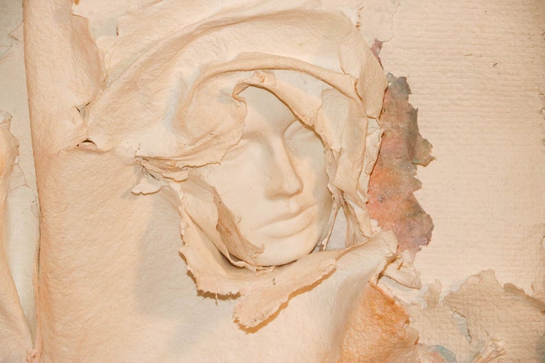 Marcia Mazur-Gold and Ross Mazur Mid Century Handmade Paper Sculpture image 2