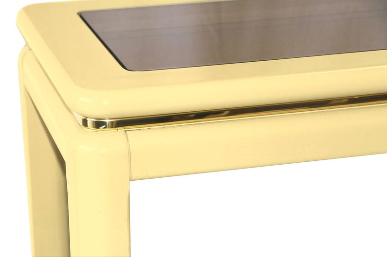 Mid Century Modern Lacquered Console Table Lane Furniture image 2