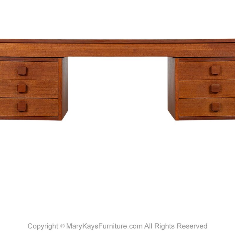 Teak Desk - Etsy