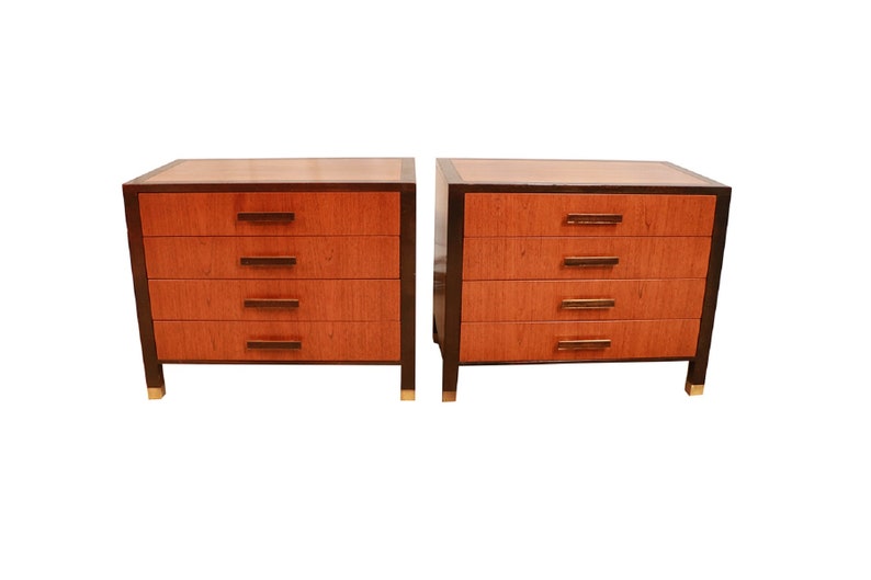 Pair Mid Century Harvey Probber Nightstands End Tables image 3