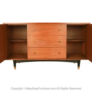 Mid-Century Credenza Dresser Cabinet image 5