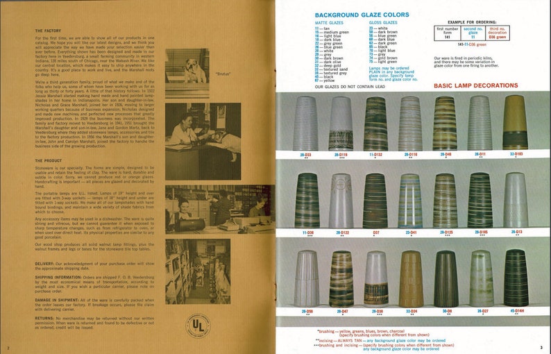 1960s Gordon Jane Martz Marshall Studios Incised Table Lamp image 10