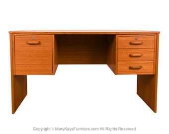 Mid-Century Danish Teak Desk