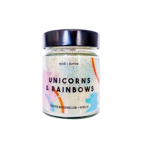 Unicorns & Rainbows Soy Wax Candle