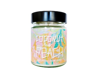 Coconut & Peach Soy Wax Candle