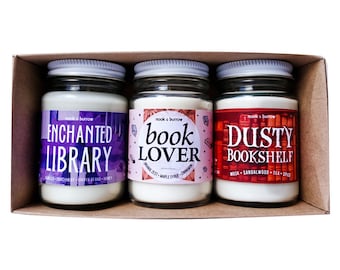 Bibliophile | Candle Trio | gift bundle