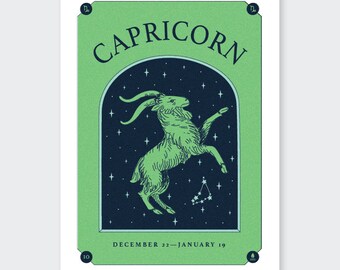 Capricorn | A4 print