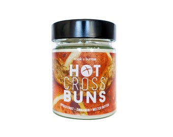 HOT CROSS BUNS soy wax candle