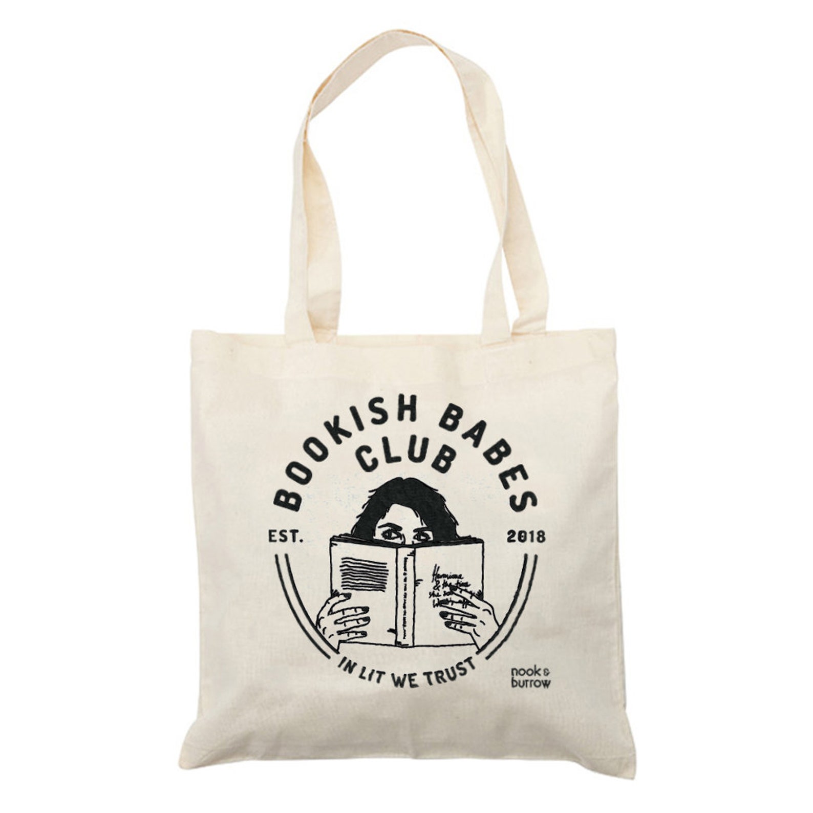 Bookish Babes Club Tote Bag - Etsy