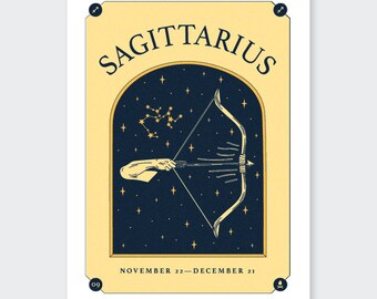 Sagittarius | A4 print