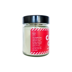Candy Cane Christmas soy wax Candle Nook and Burrow image 2