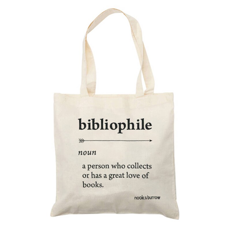 BIBLIOPHILE Tote Bag image 2