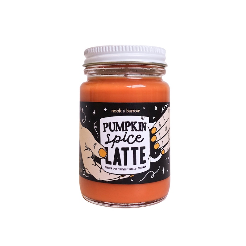 Pumpkin Spice Latte Candle Etsy