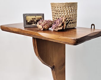 small wooden kitchen shelf / shelf / board / primitive kitchen shelf