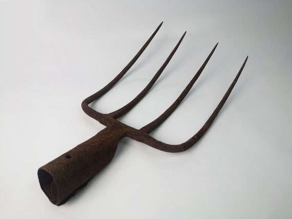 Heugabel Mit 5 Zinken – 147,3 Cm Lang, Fiberglasgriff, Für Garten, Hof & Stall, Robustes Walzschmiedeverfahren
