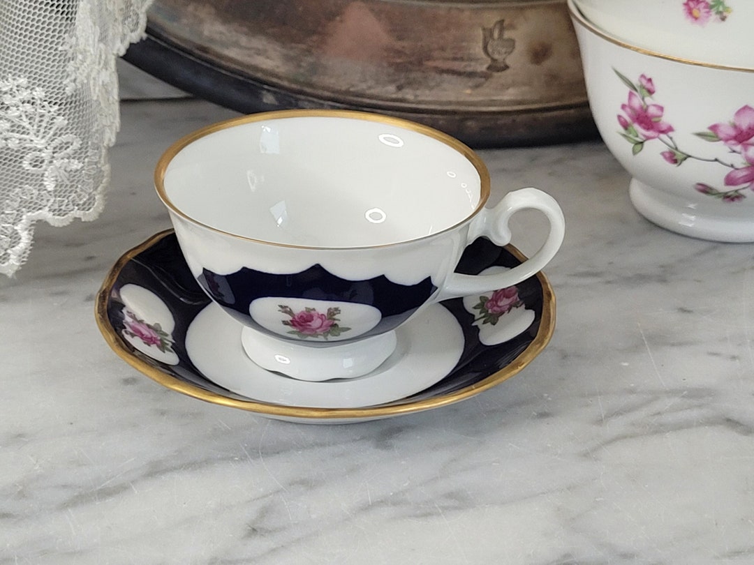小さなコレクターズカップ、ライヒェンバッハ磁器 / 本物のコバルト