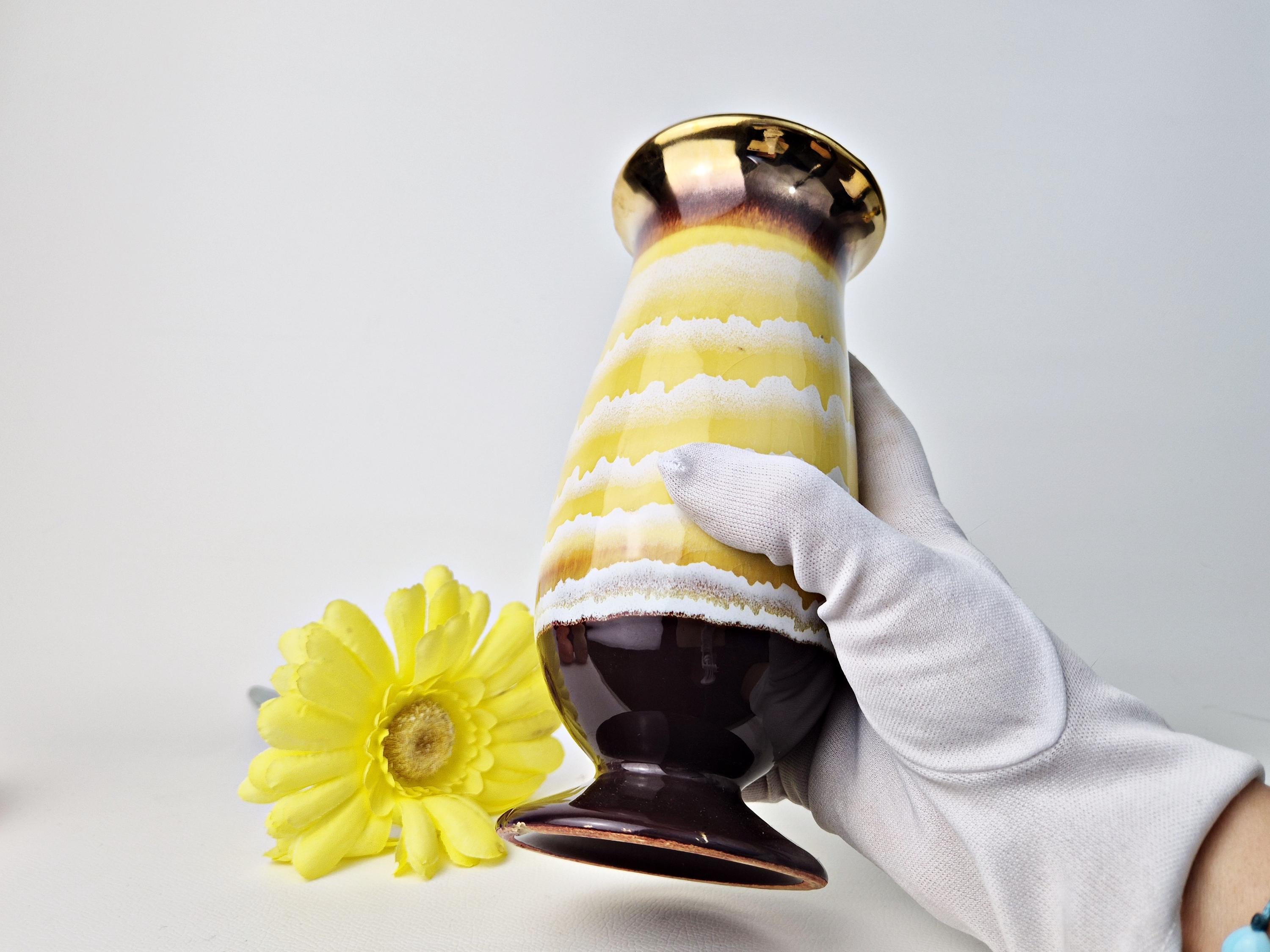 花瓶・フラワースタンド VEB Haldensleben fatlava Germany 1970s VEB Haldensleben-- 22.1cm | Fat Lava & German Art Pottery