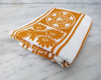 Vintage tea towel / tea towel / retro drying towel / kitchen towel / 70s
