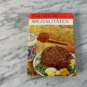 Vintage cookbook &quot;Polish specialties&quot; / Verlag für die Frau / Recipes / 1970s GDR / Language German