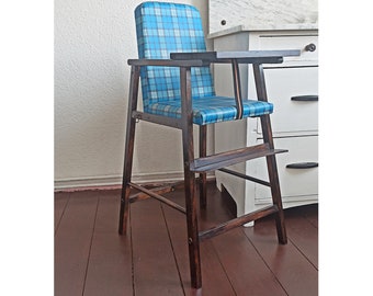 Vintage doll chair / high chair / children's chair / children's high chair 60s