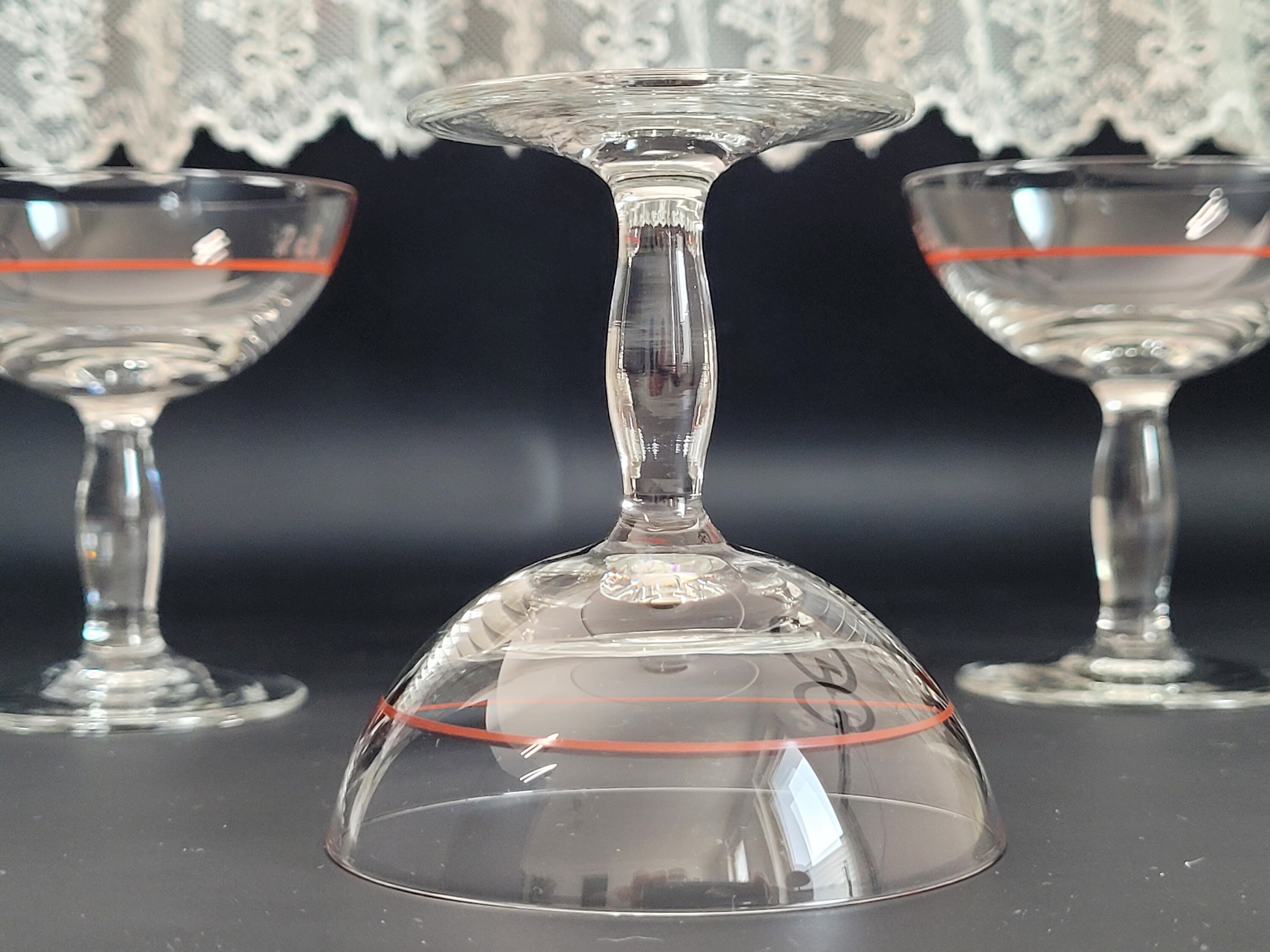 3 Eierlikörgläser / 3 Stück Likörschälchen / 3er Set Vintage Likörschalen / Schnapsgläser 2cl / shot Gläser / für Eierlikör