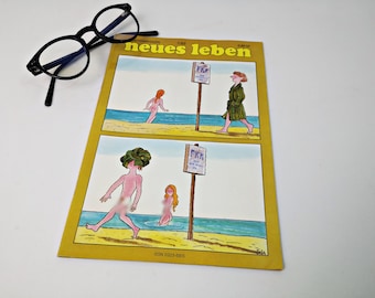 neues leben Jugendmagazin , Youth magazine / magazine from 1983 / July 83 / DDR / GdR / newspaper Berlin