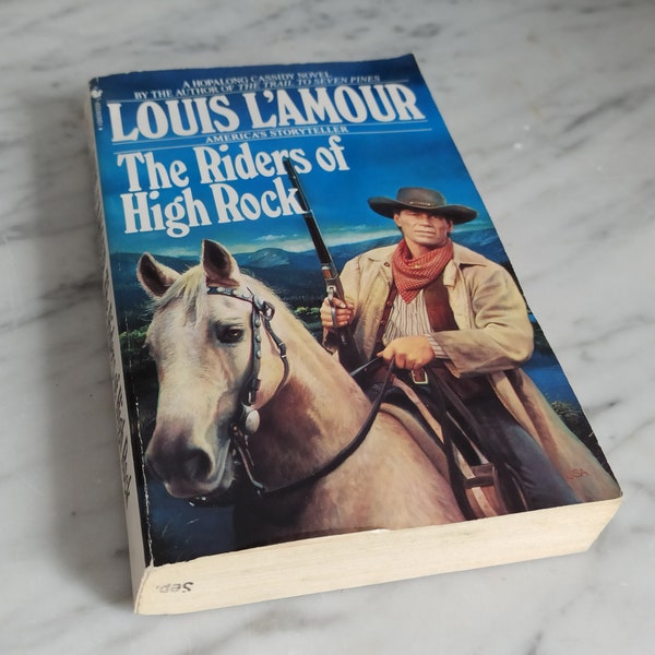 Roman / Western in englischer Sprache "The riders of high Rock" Der Reiter von High Rock von Louis L'Amour / Englisch lernen