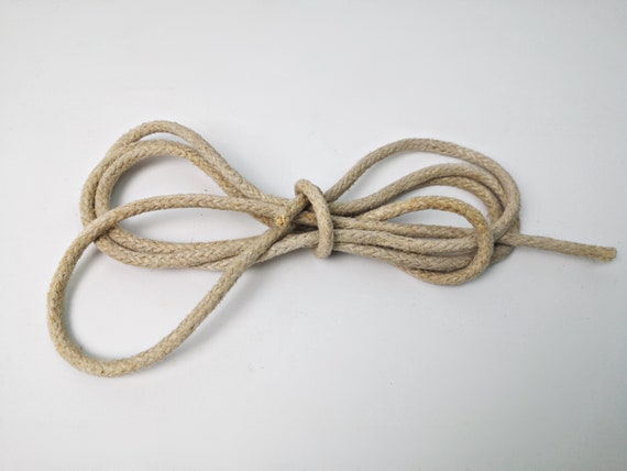 Corde ancienne courte / corde / corde de 2 m / corde à linge / plus de 2  mètres / grange ferme / rustique / matériel ancien / corde / ficelle -   France