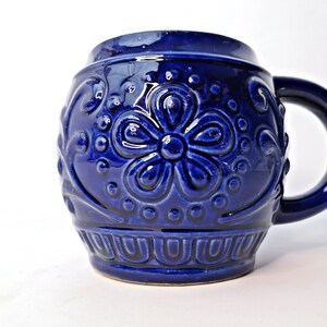 Ceramic mug from the 60s / Vintage beer mug mid century / VEB Gräfenroda 230