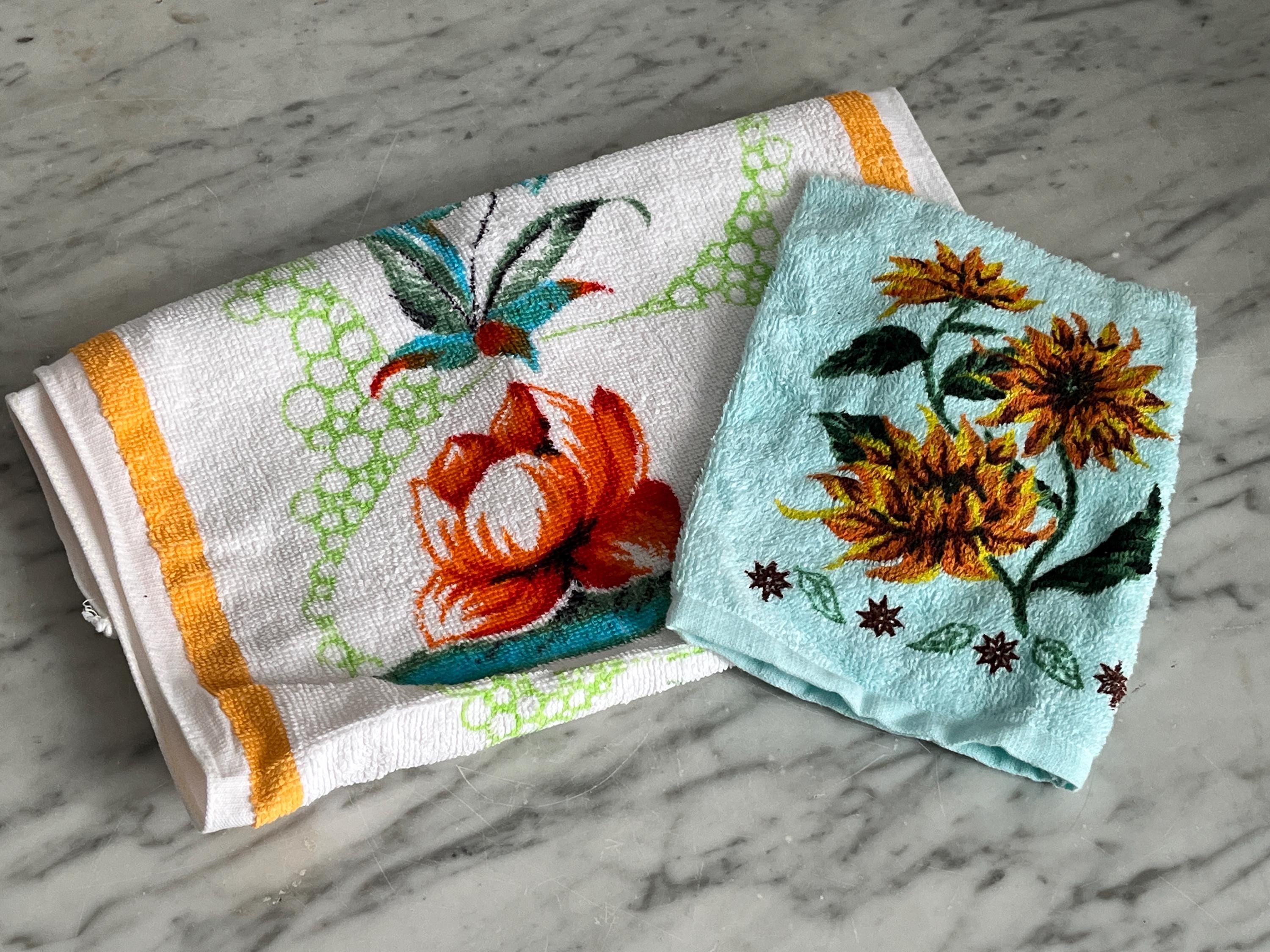 Vintage Terry Cloth Towels - Etsy