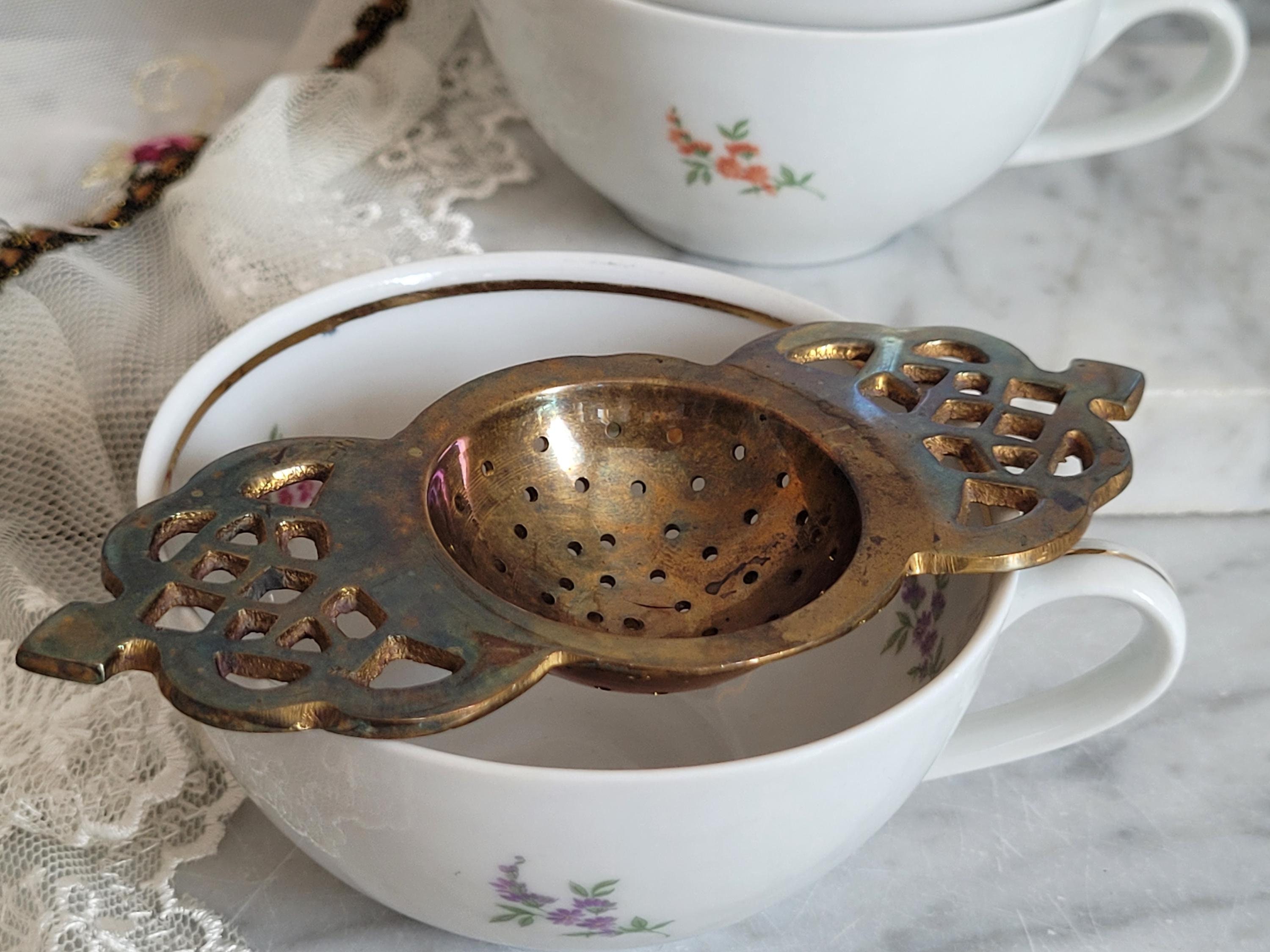 Antique tea strainer - Etsy 日本
