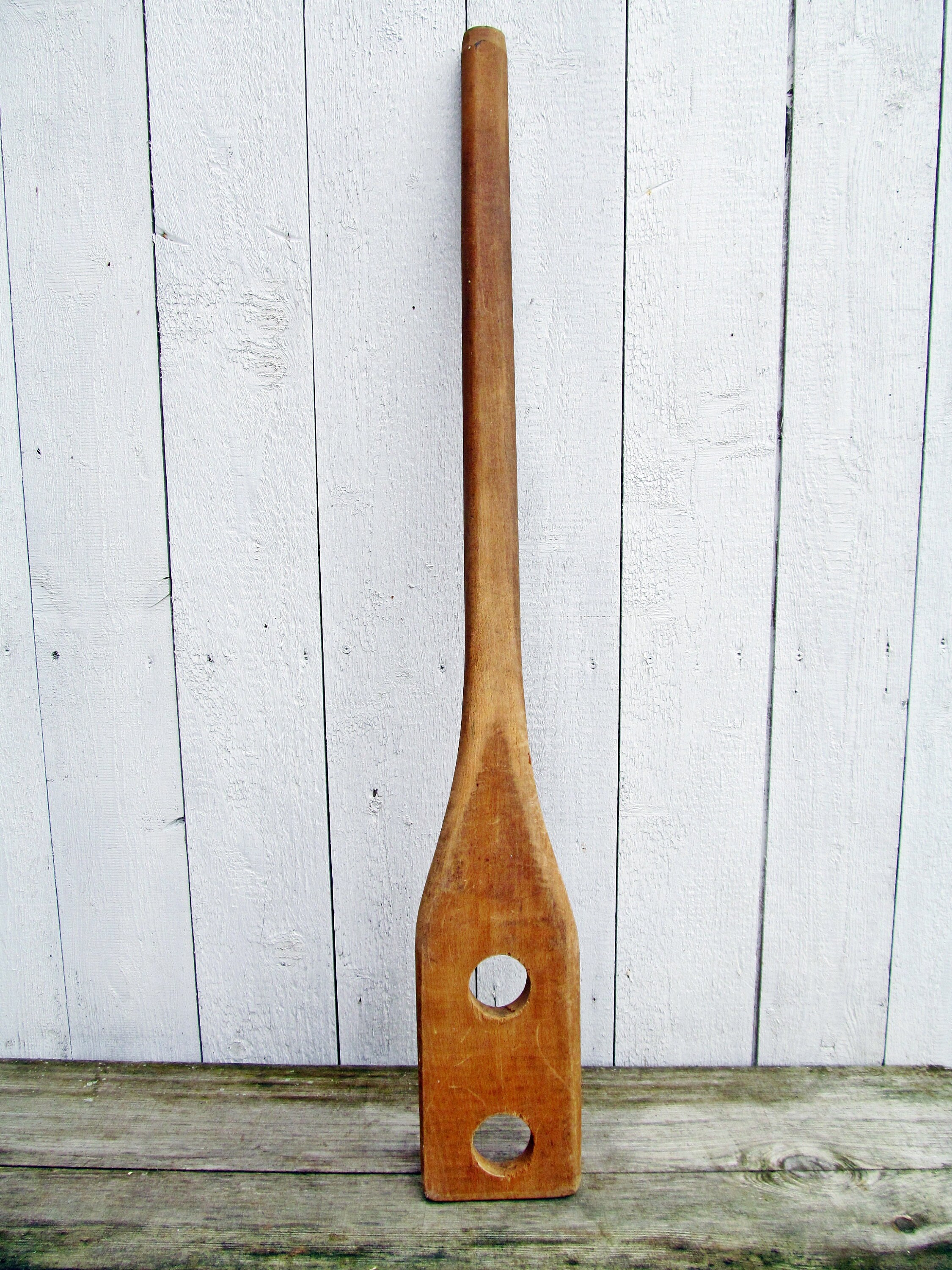 Großer rustikaler Holzlöffel / XXL Löffel aus Holz / | Etsy