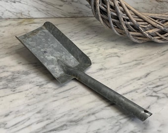 Pá de jardim vintage / pá pequena de carvão / pá para jardim / pá de jardim de metal / pá de freixo