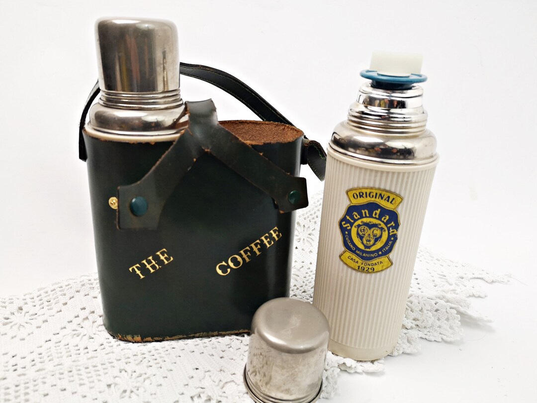 2 Vintage Thermos Bottles / Original Standard Casa Fondata / Etsy