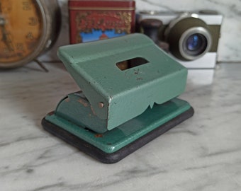 Vintage Locher "Comet" / kleiner Bürolocher / Perforator / Homeoffice