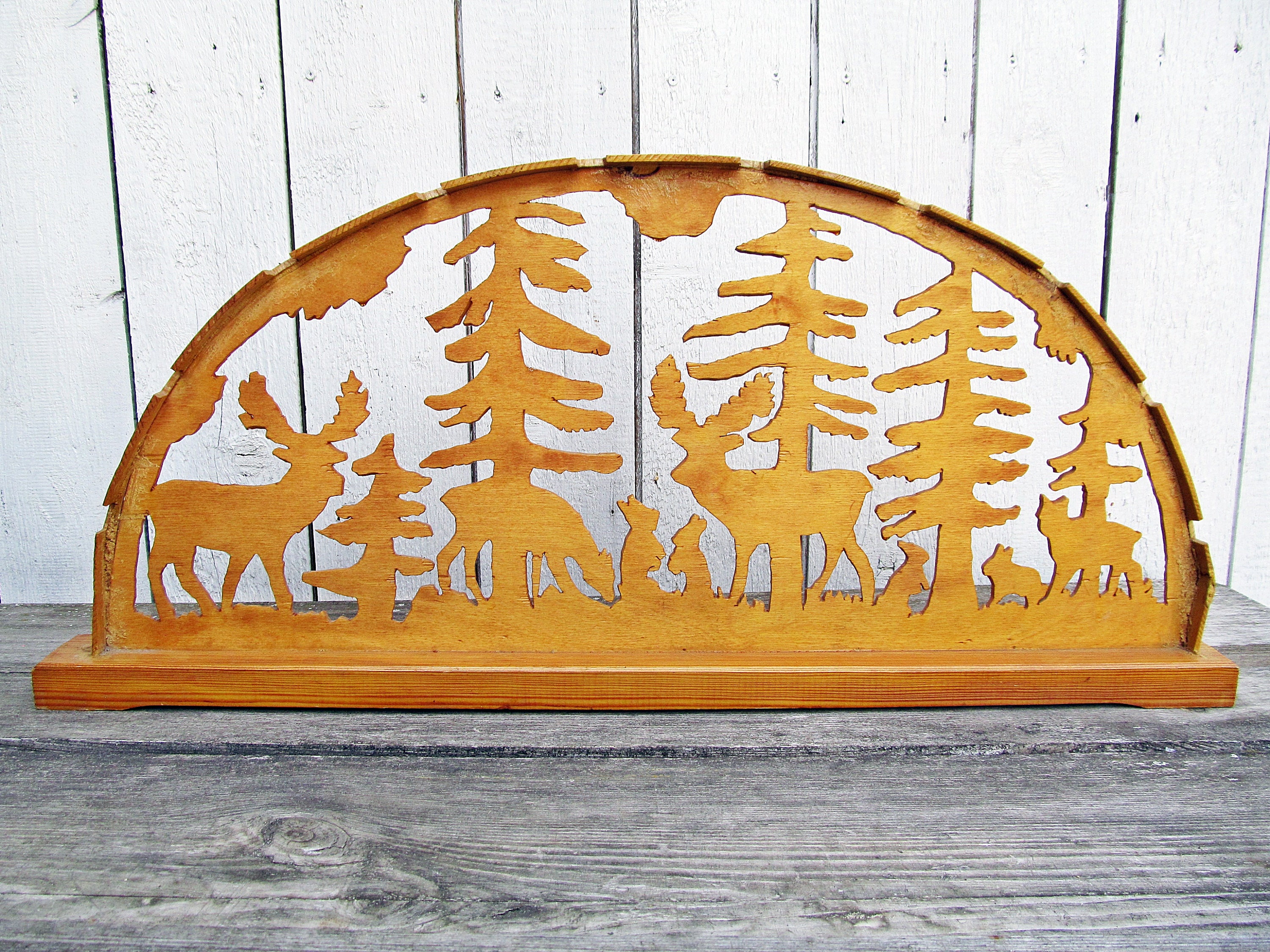 Candle Holder Window Arch Brute Erzgebirge Germany Schwibbogen Wooden Candelholder Chistmas Advent