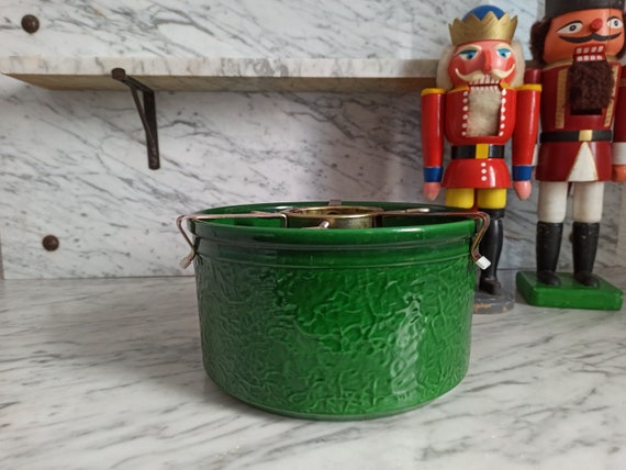 Alter Christbaumständer / Keramik / Blumentopf - Weihnachtsbaumständer / 1990er / Keramikständer