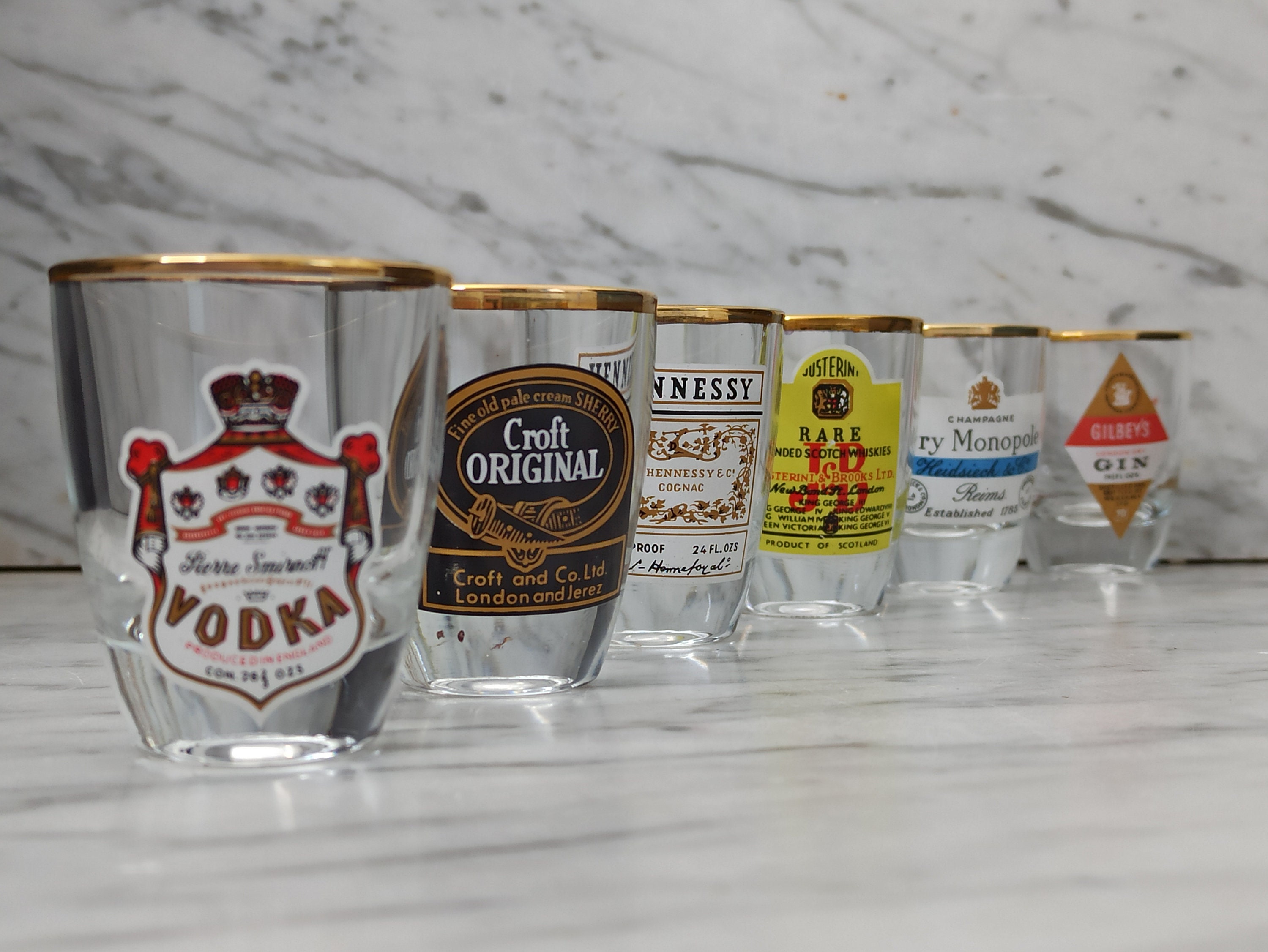 Ensemble de décanteur en verre - France