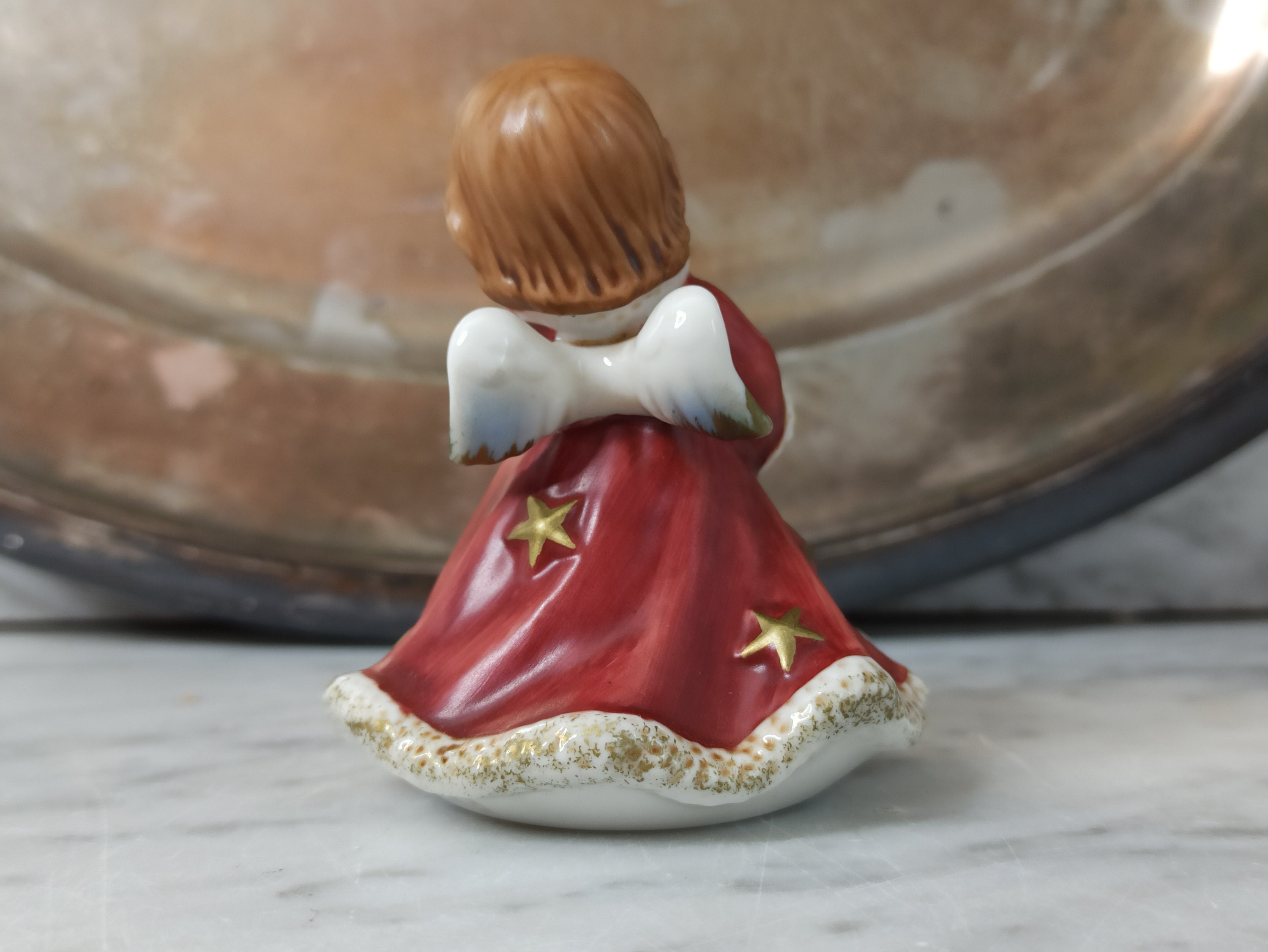 Figurine Ange De Noël 2025 Goebel - Porcelaine De Collection Avec Flocon Neige Et Cristal