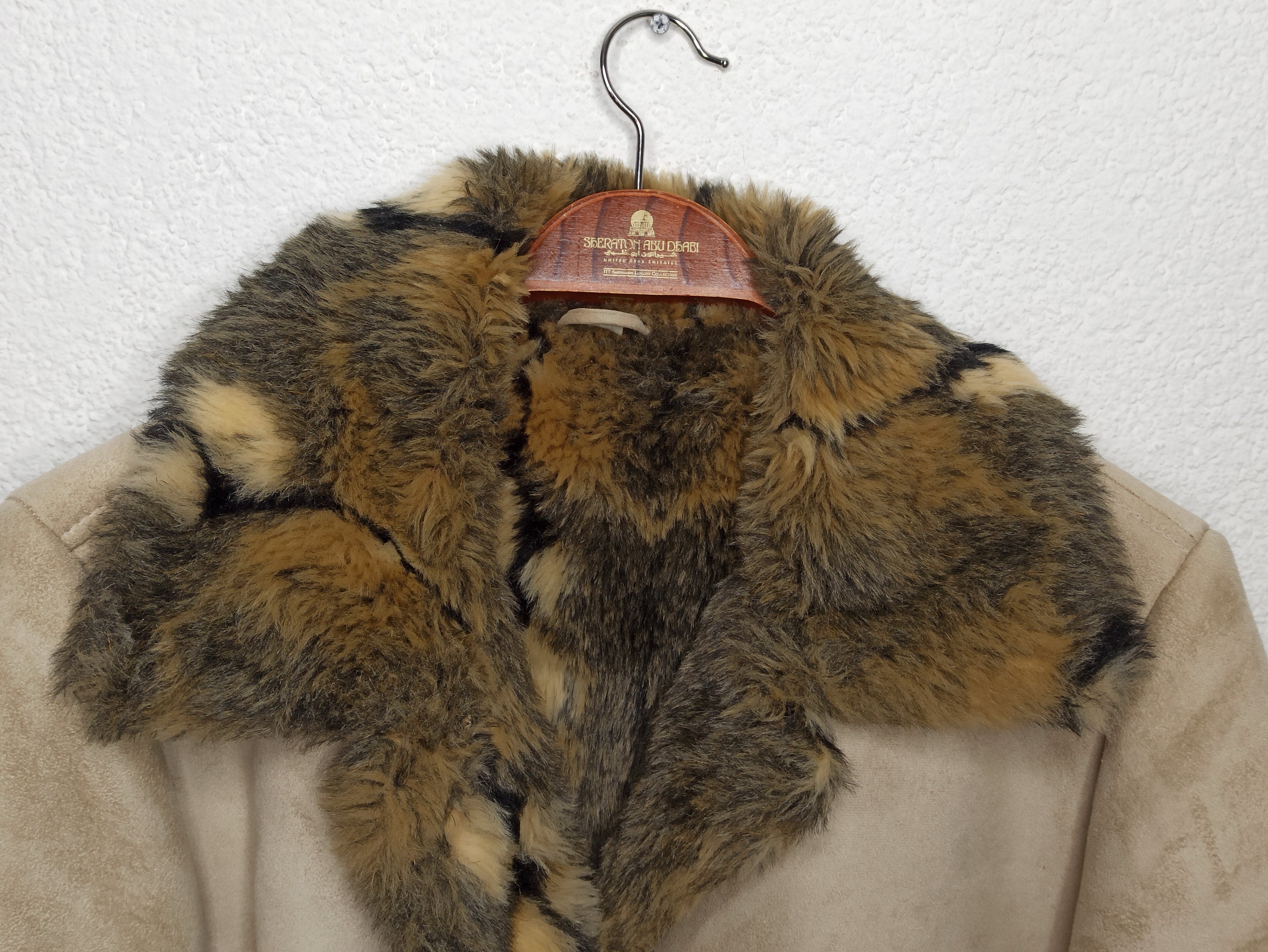 y2k archive fur short down jacket black